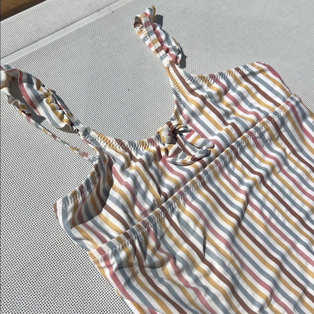 Zara girls’ one-piece striped swimsuit - Picture 2 of 7